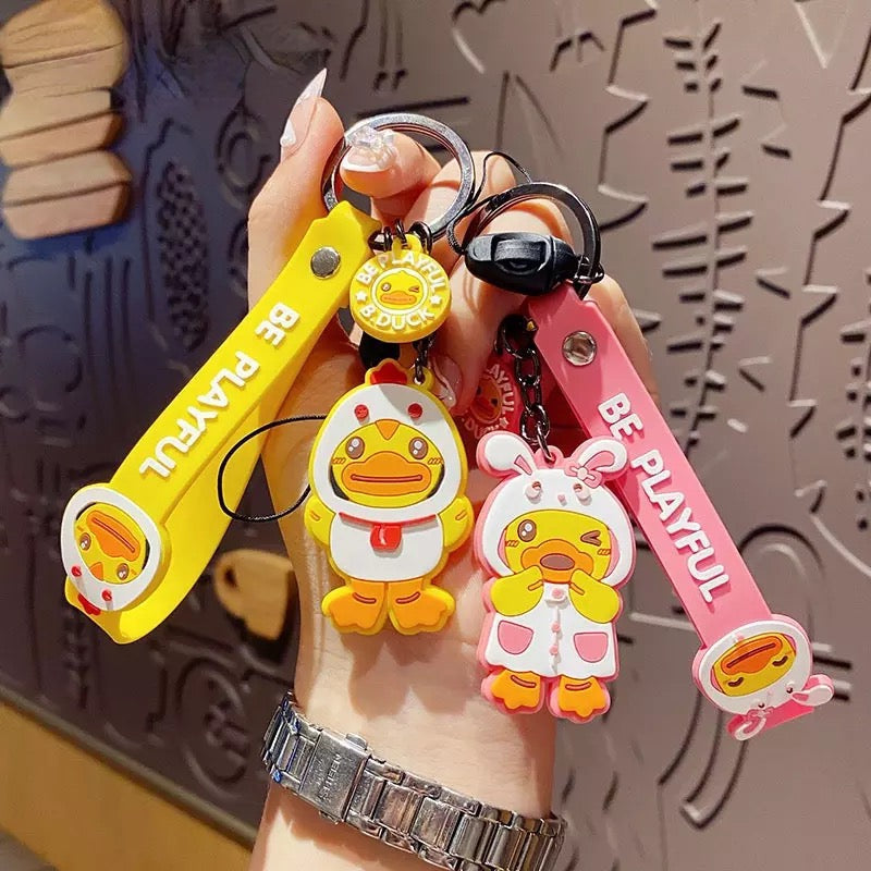Porte Clefs Canard Lapin