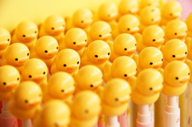 Stylo Canard Jaune fin