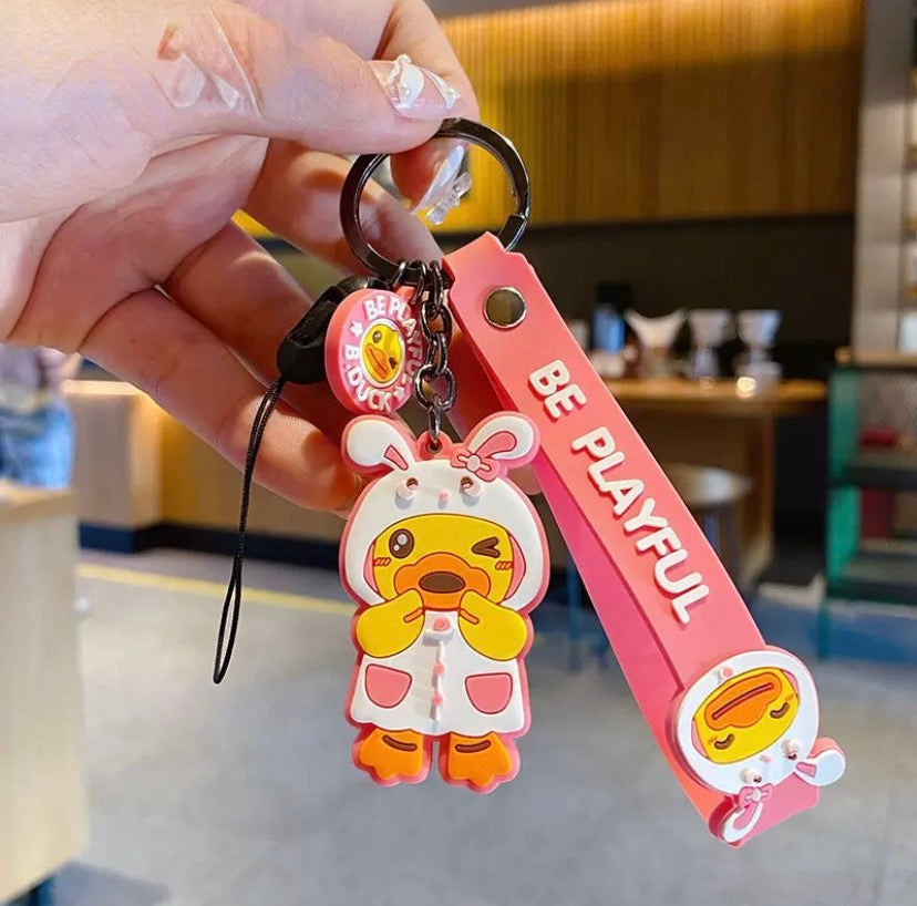 Porte Clefs Canard Lapin
