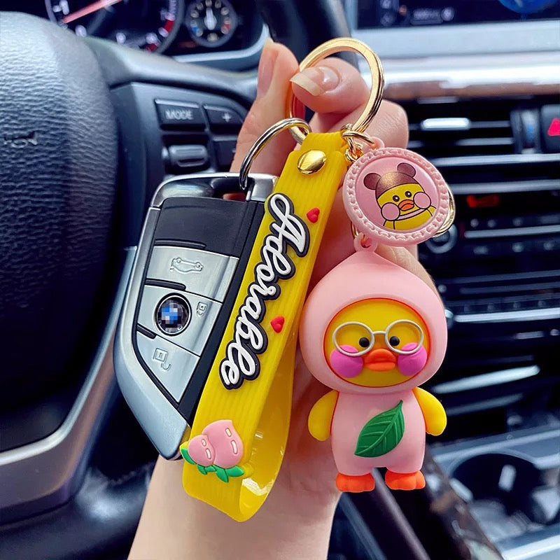 Porte Clés Canard Pêche