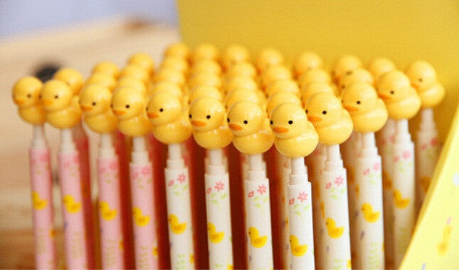 Stylo Canard Jaune fin