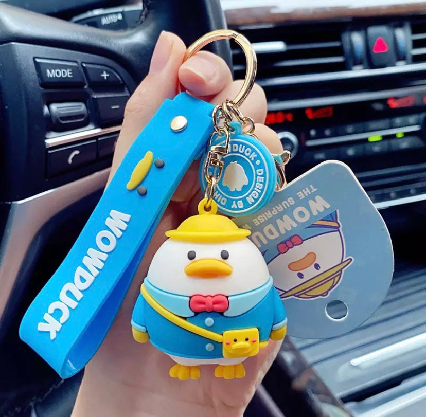 Porte Clés Canard Écolier