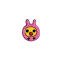 Photo produit - Pin's Poussin Lapin Rose
