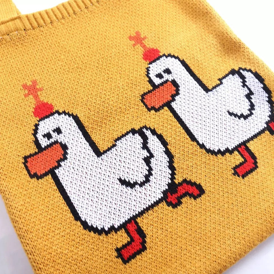 Tote Bag Canard Jaune