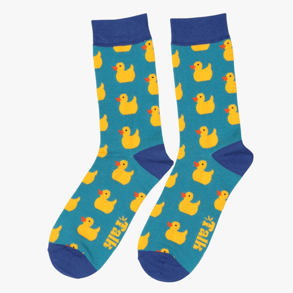 Chaussettes Turquoises Canards de bain