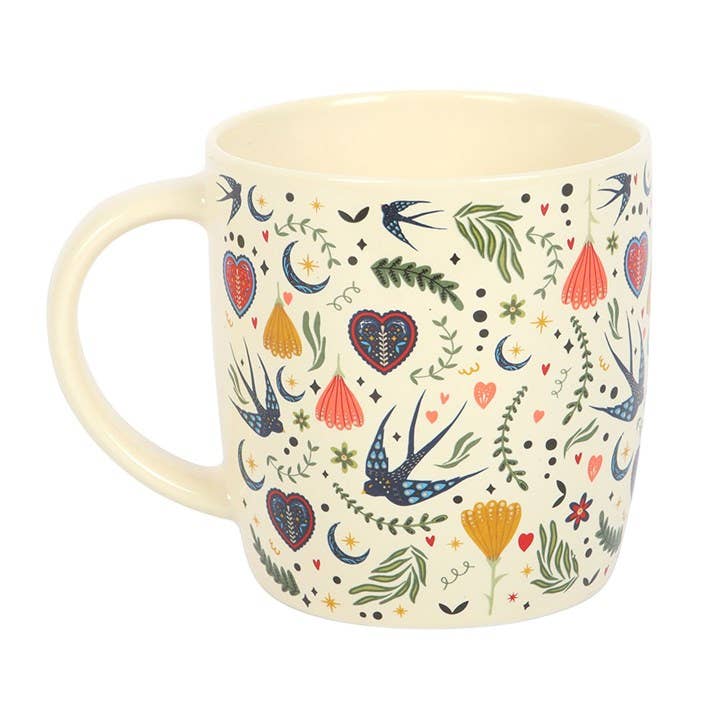 Tasse Floral Folk crème – 350 ml