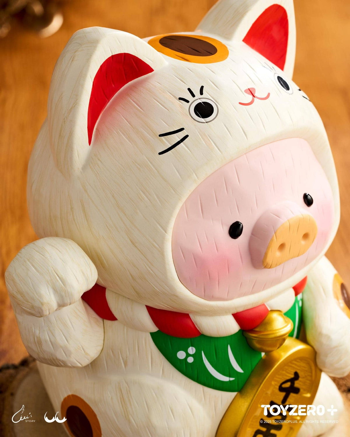 LuLu le Cochonnet - Maneki Lu (chat calico)