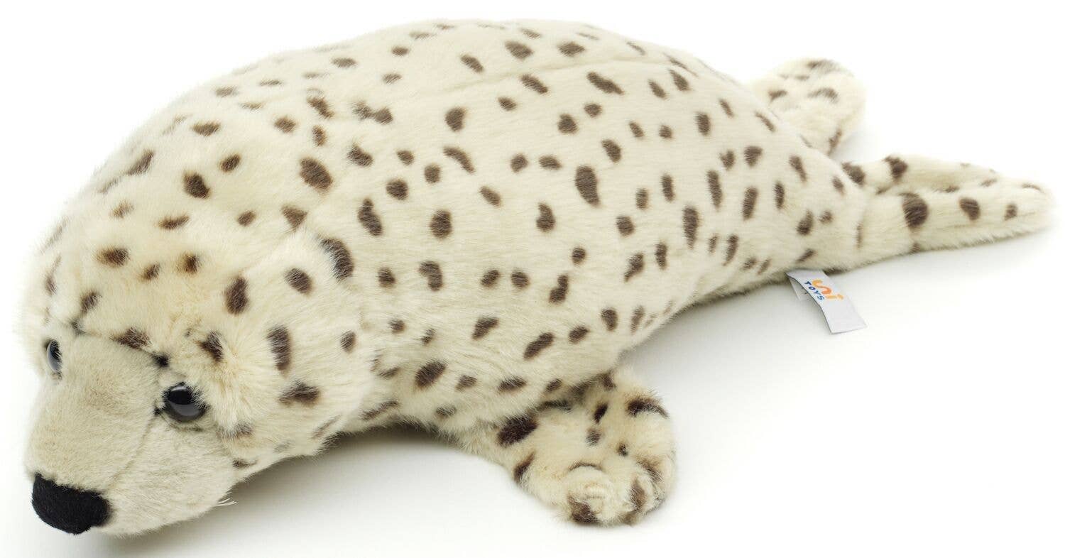 Peluche phoque à pois gris phoque Uni Toys