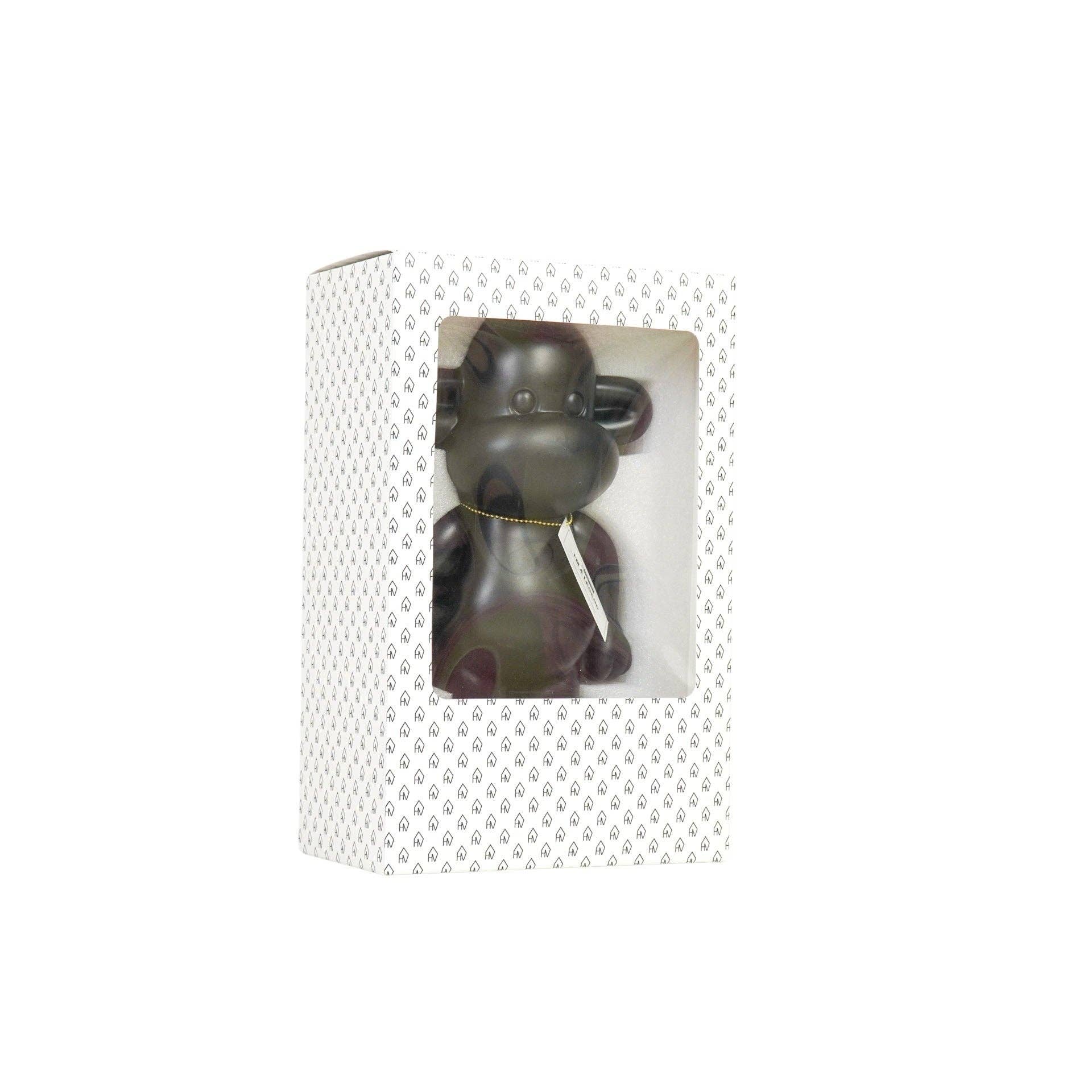 Ornament - Monkey Figurine 'The Legend' - Resin - Black - 33x21x50cm