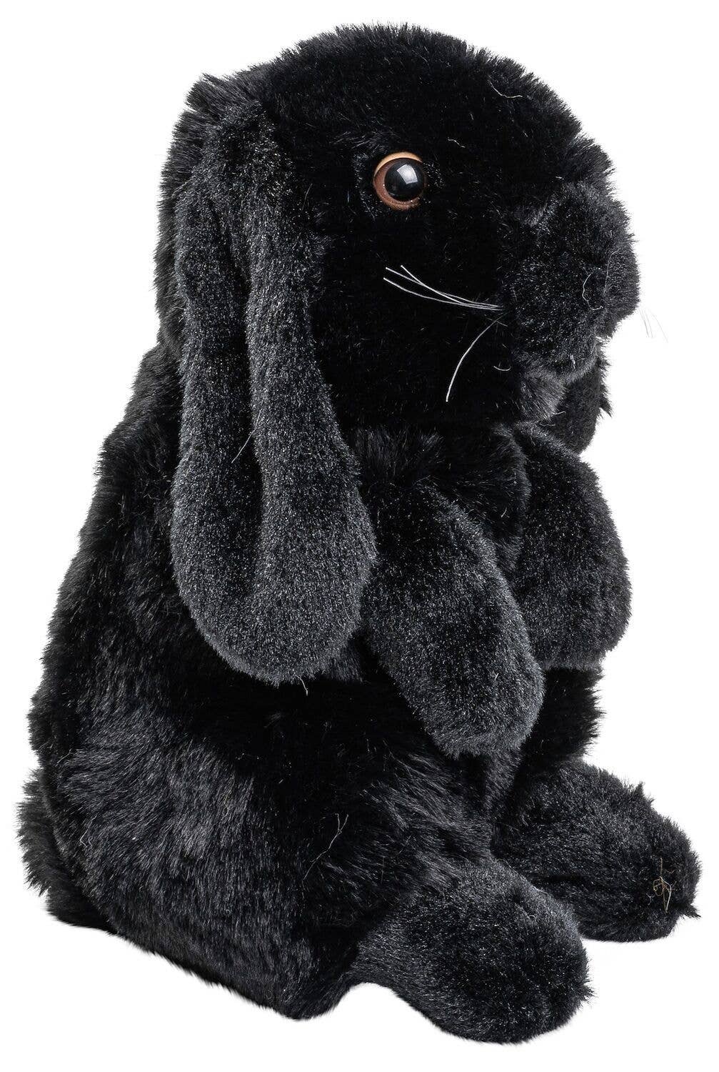 Peluche Lapin Bélier Assis - Noir Uni Toys