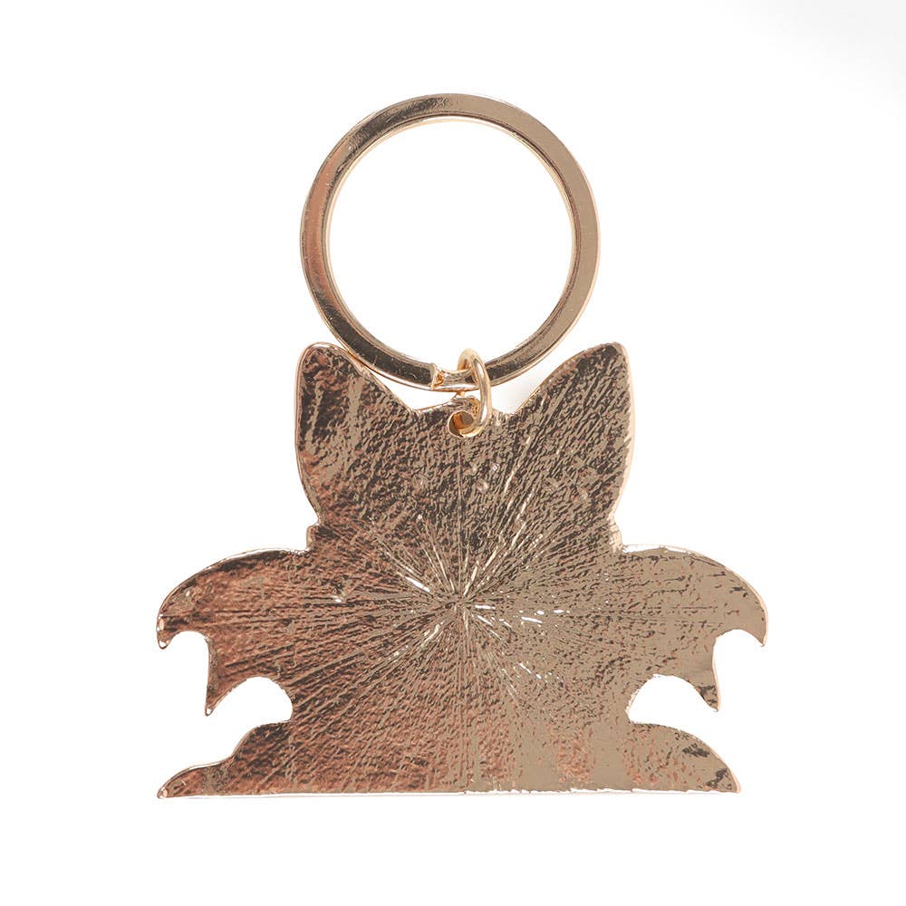 Porte-Clés Chat Chauve-Souris Gothique