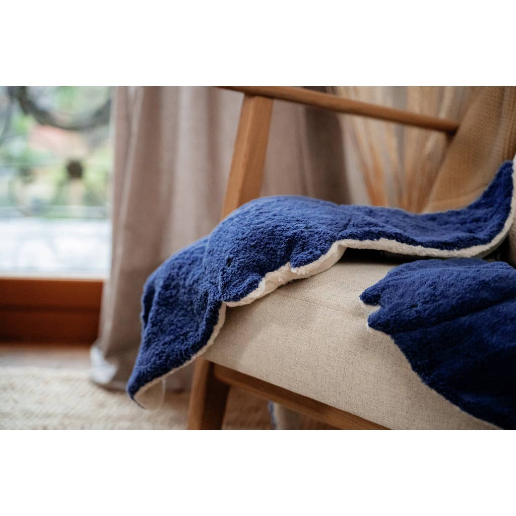 Peluche Raie Manta Grande | Bleu