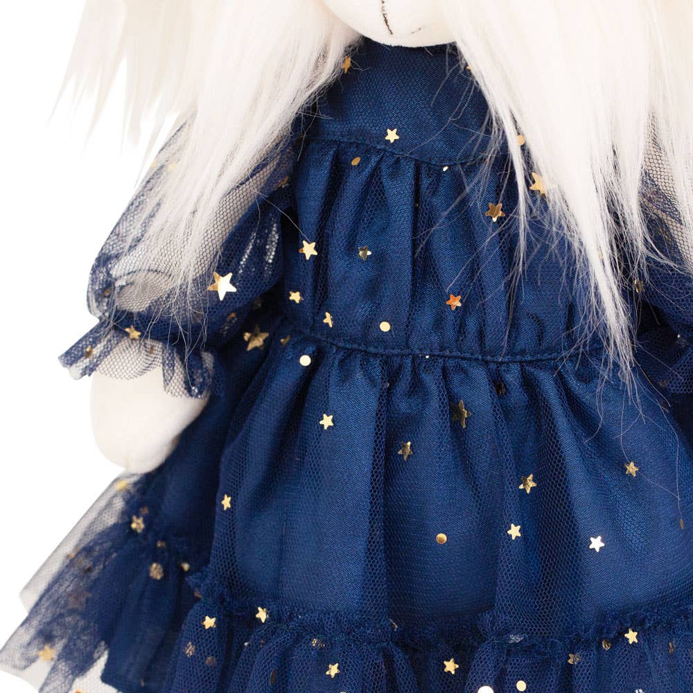 Poupée chien Lucky Mimi : Ciel étoilé - 38 cm