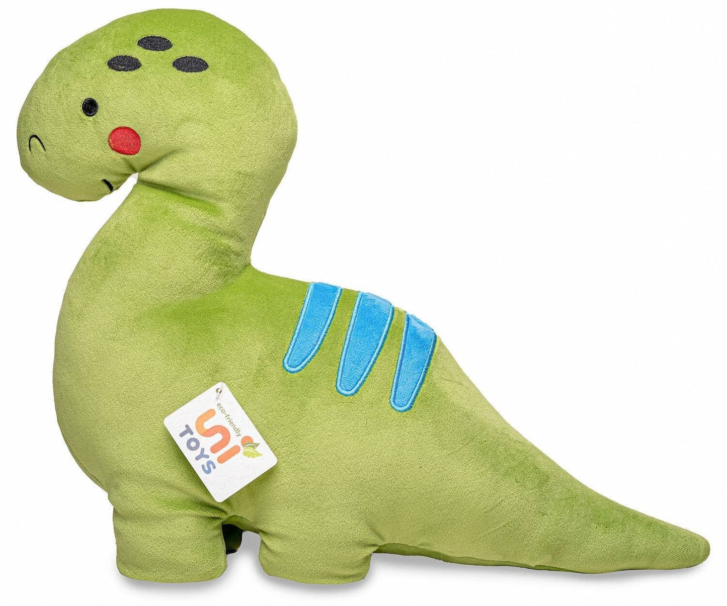 Coussin Peluche Dinosaure vert