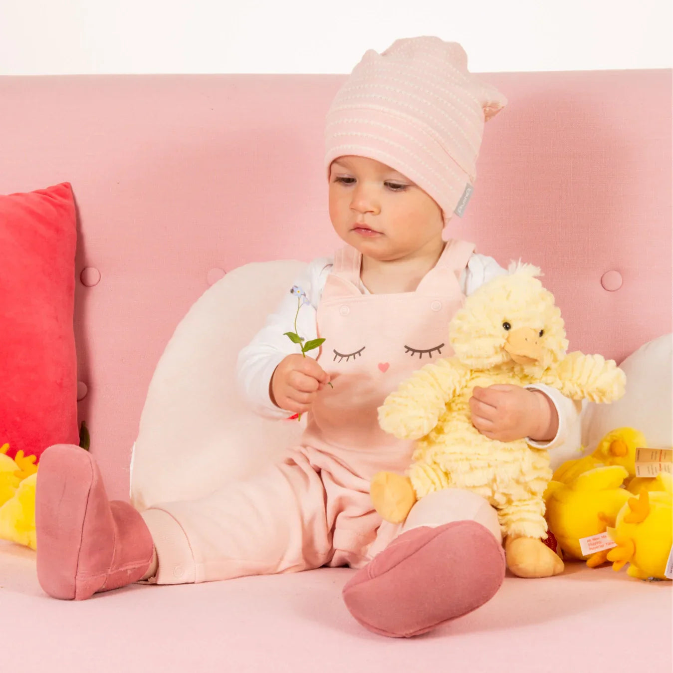 Peluche Poussin Franzi Hermann Teddy CoinCaillerie