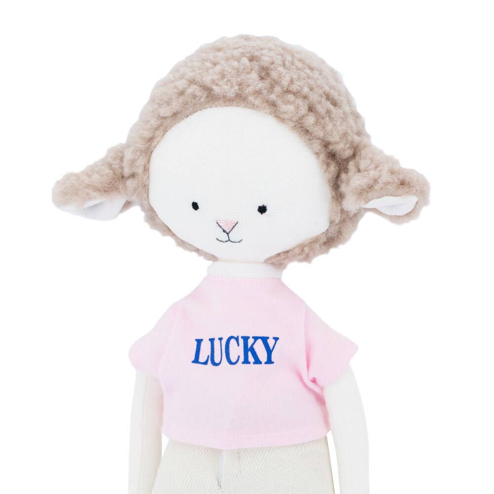 GIFT SET: Zoé La Sheep plush toy with jeans + Mermaid Tail