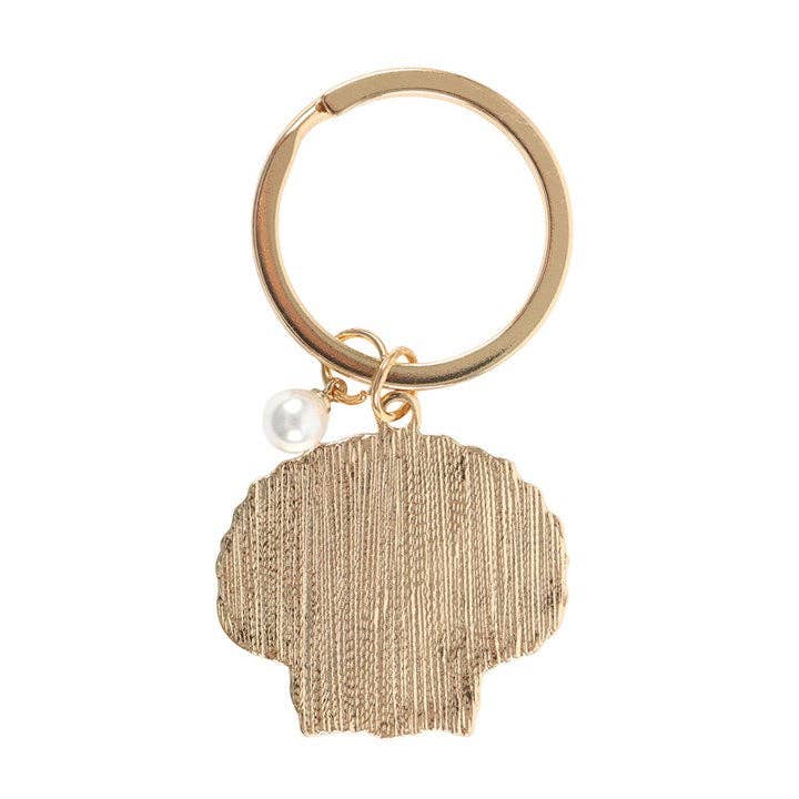 Porte-clés Coquillage et Perle « The World is your Oyster »