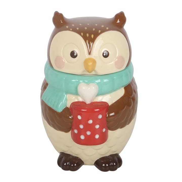 Duftlampe Oliver Eule im Herbst