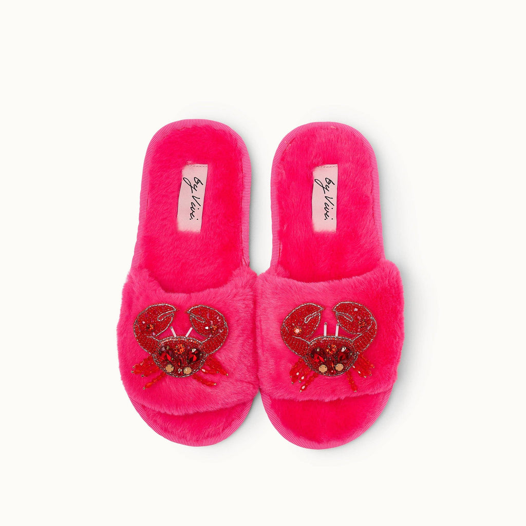 Paire de broches pour Chaussons - Crabe