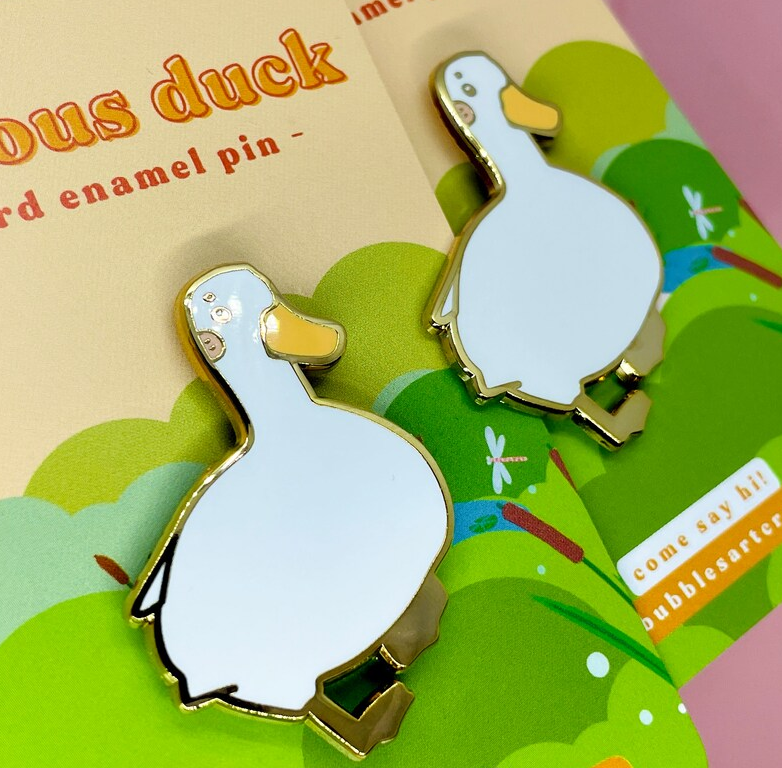 pins canard curieux bubblesartcraft 
