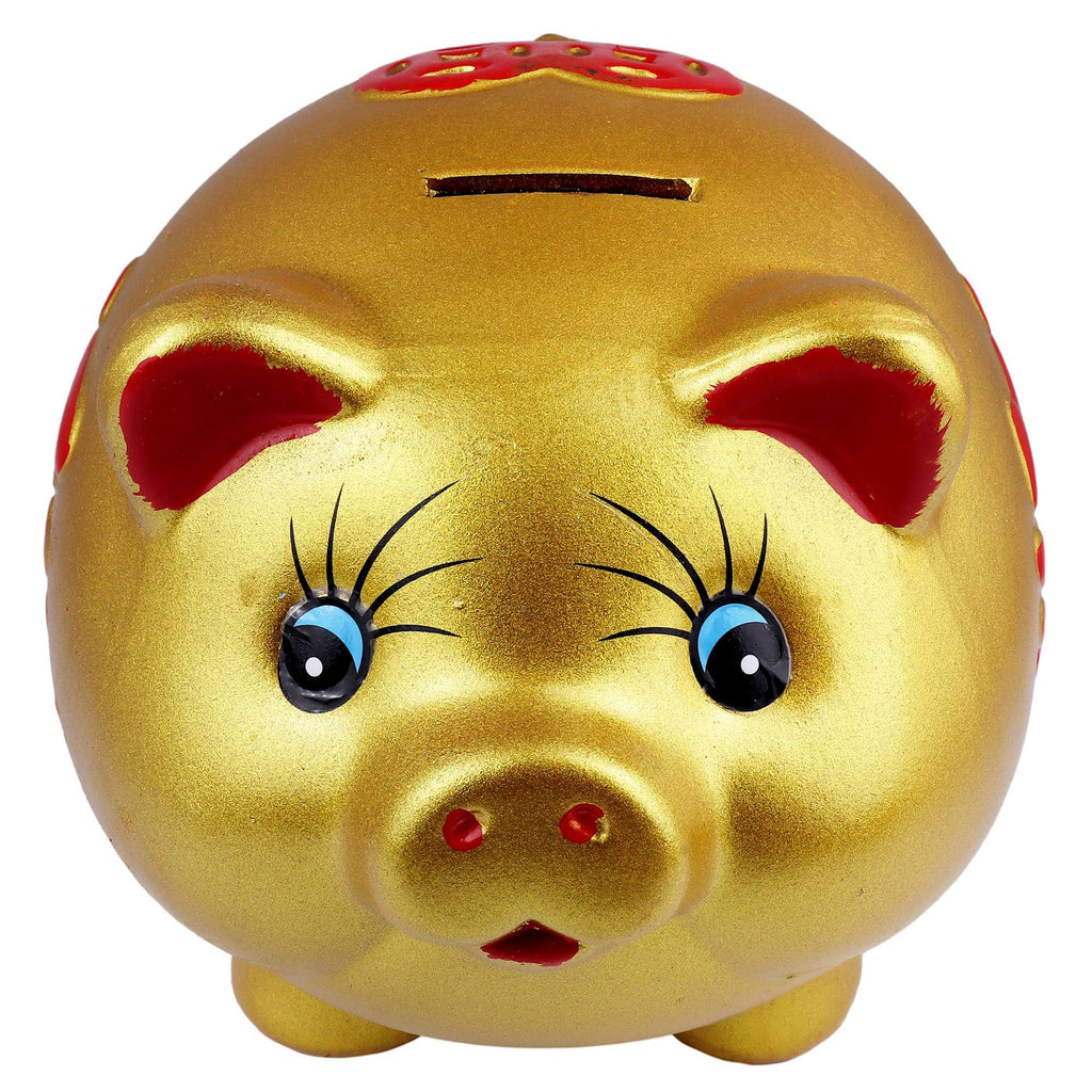 Goldenes Glückssparschwein