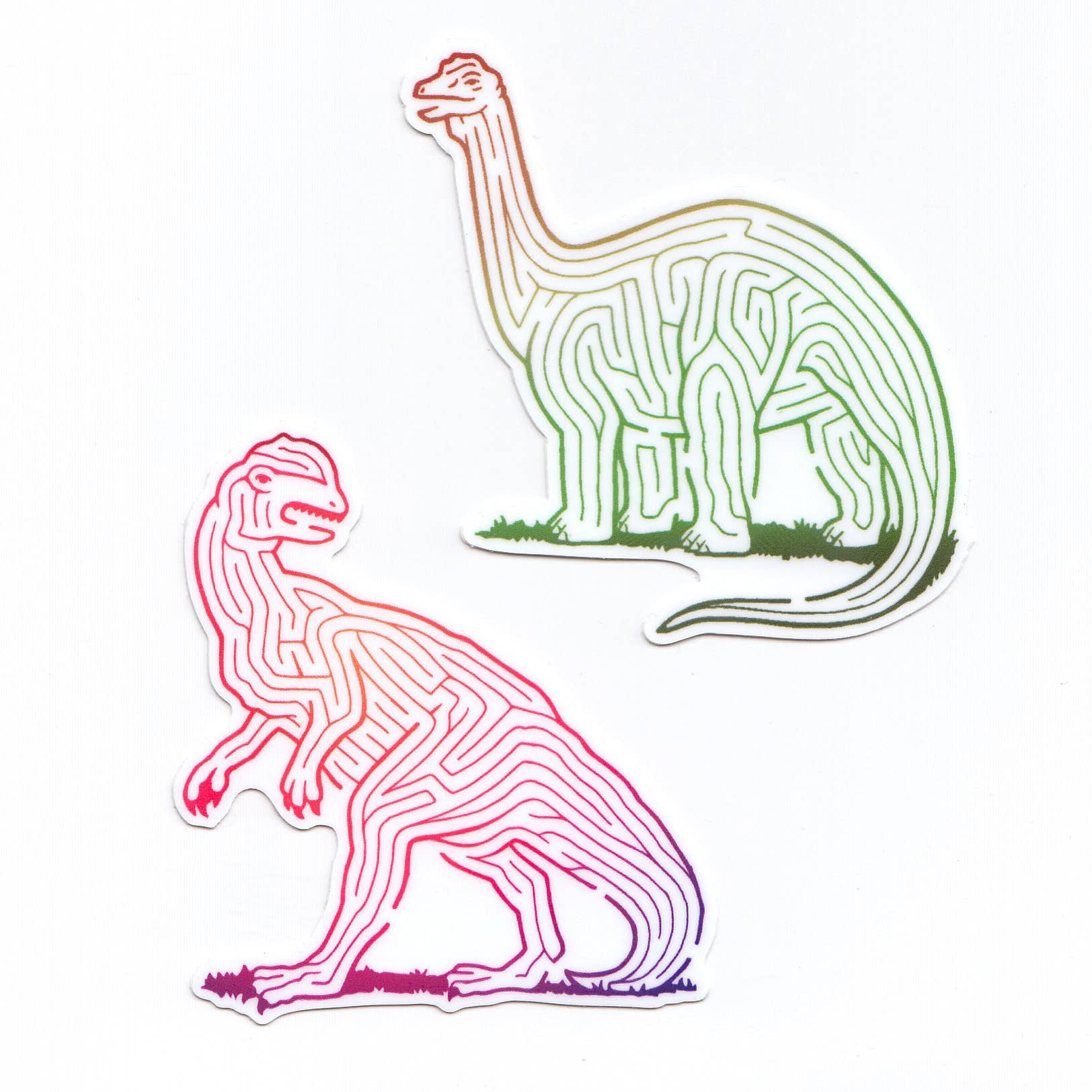 Dinosaur Maze Sticker