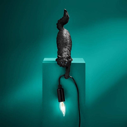 Lampe de table Chat Chichi, Noir