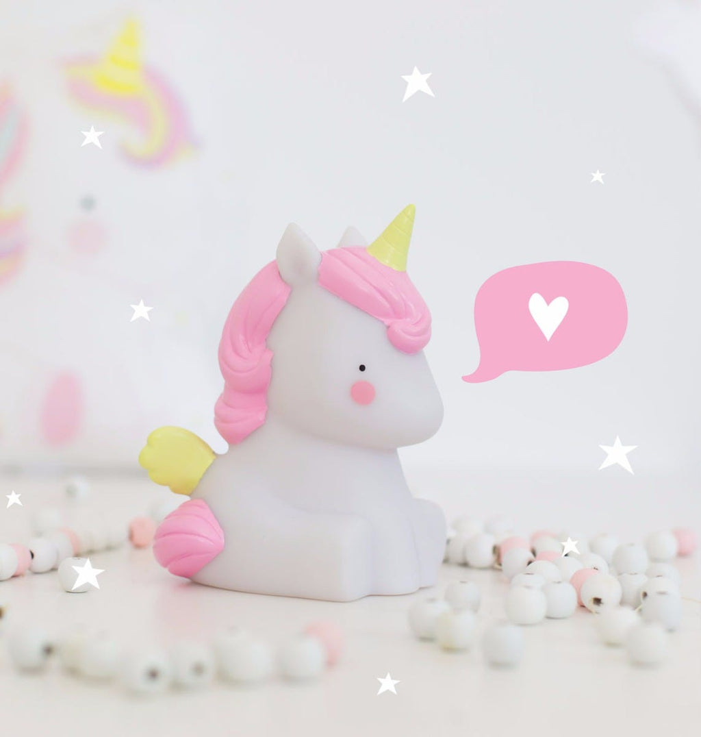 Petite veilleuse Licorne – vue 2 – A Little Lovely Company