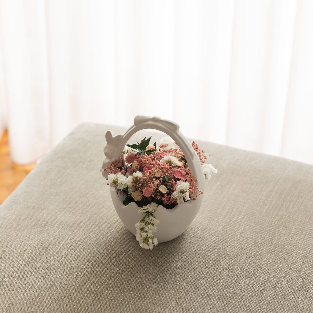 Panier avec lapin en céramique – Oito.Atelier – vue 13