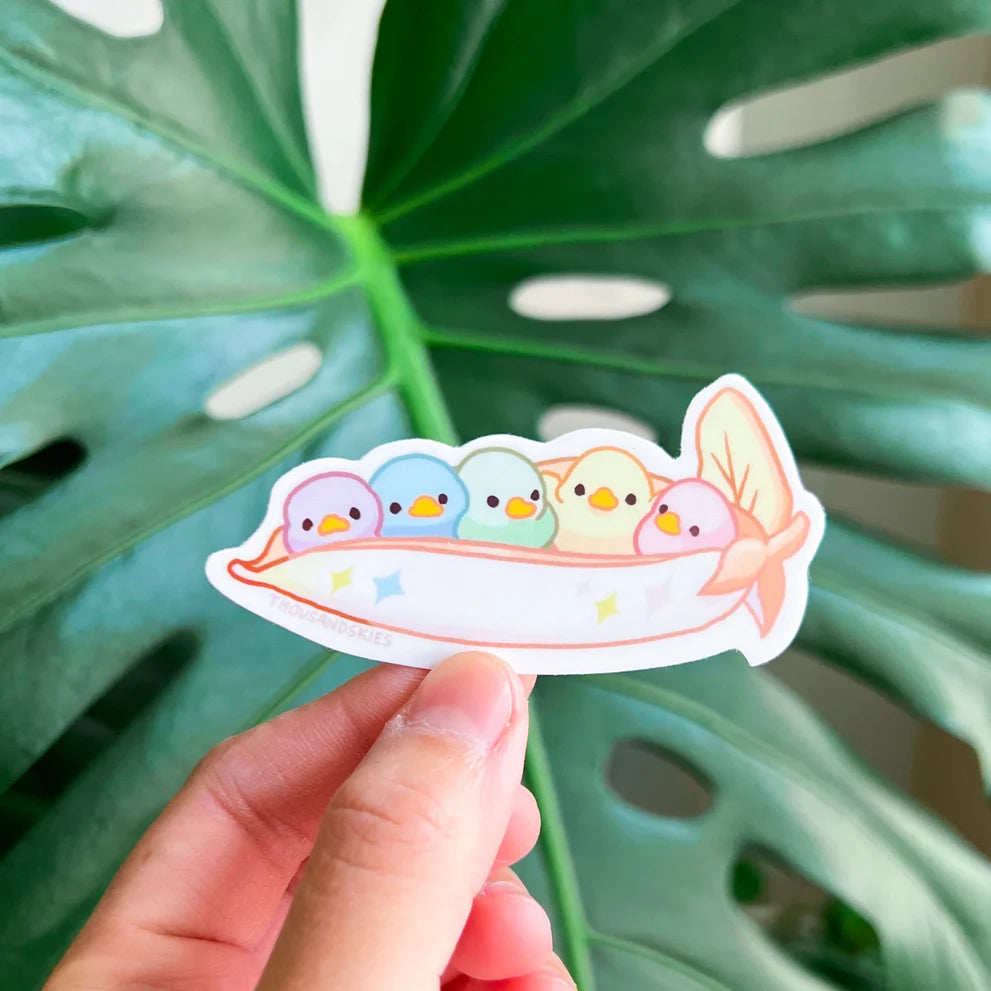 autocollant rainbow peapod duckies thousand skies VNST0163 13601100