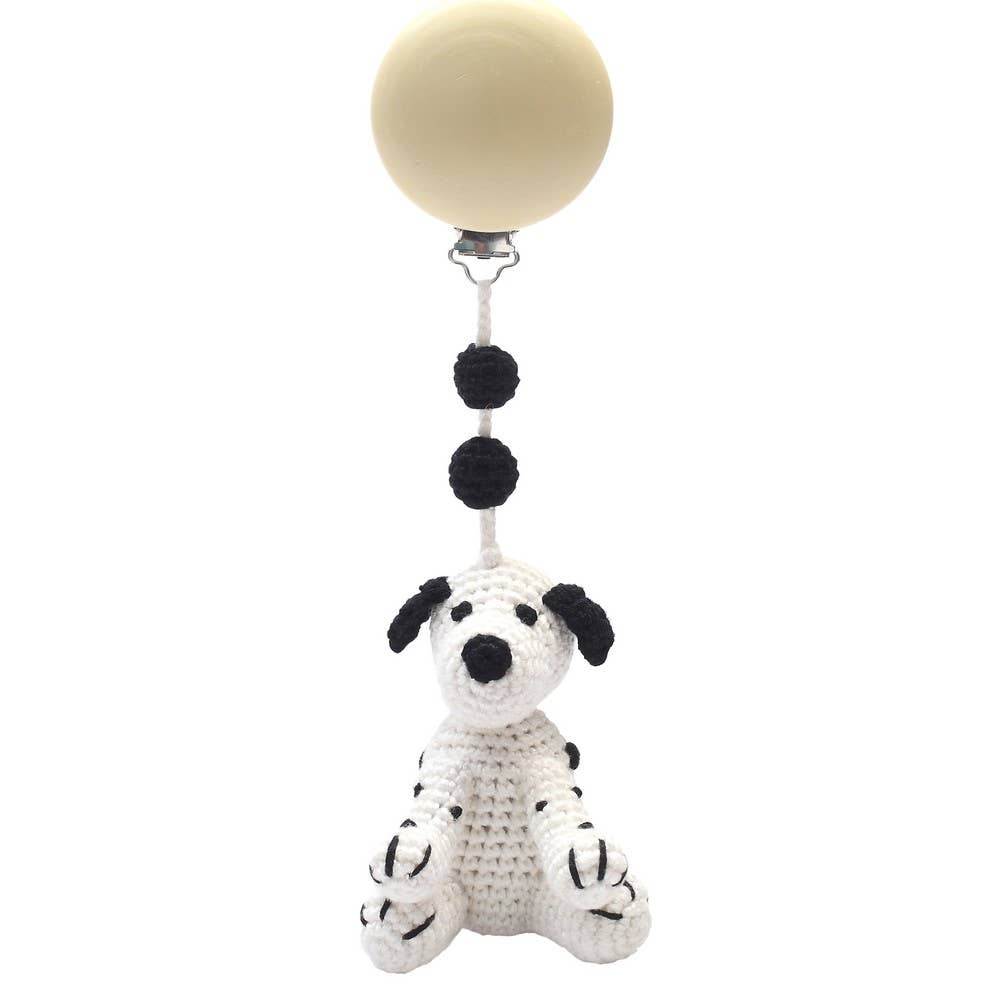 Accroche Poussette Chien - Blanc