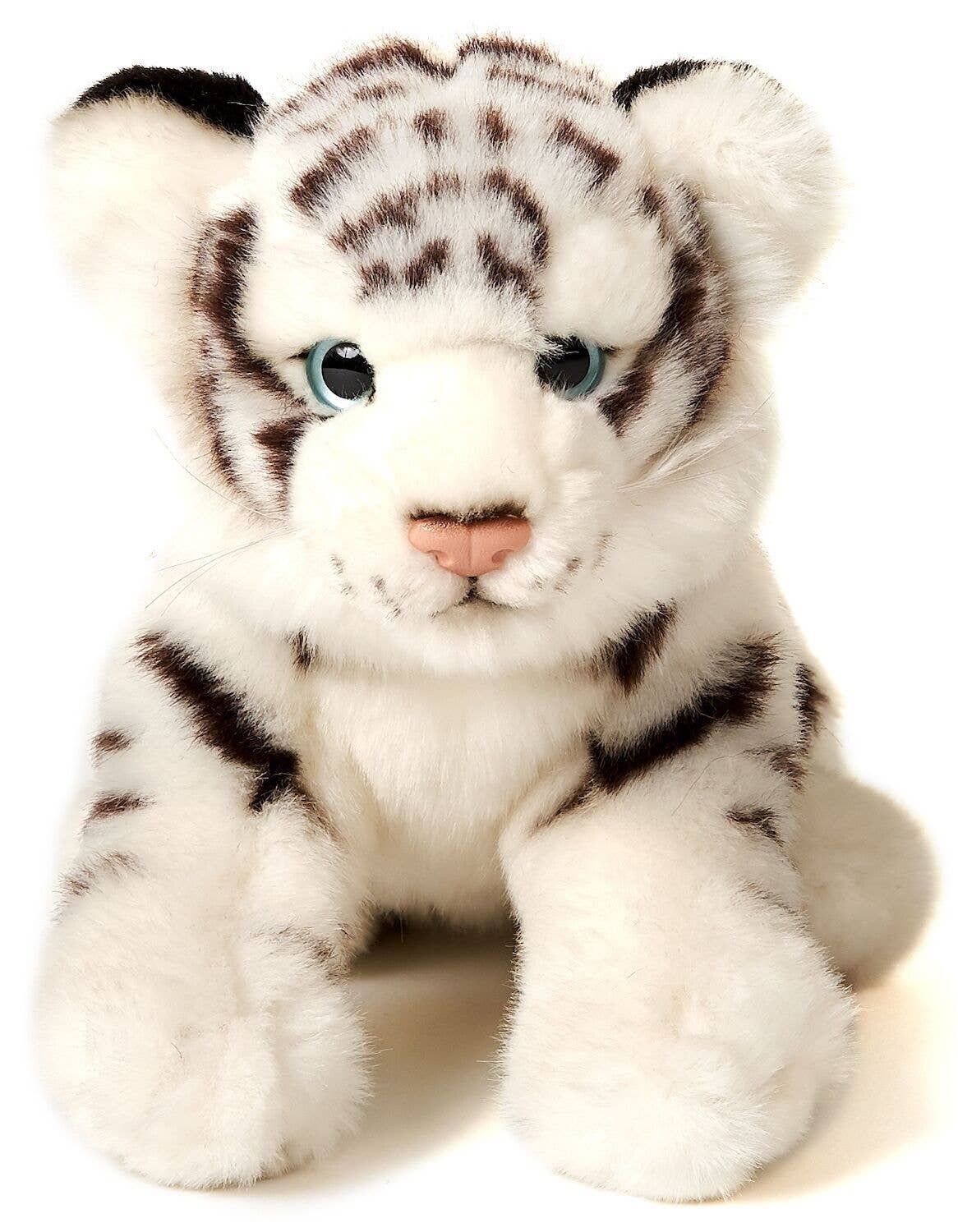 Peluche bébé tigre blanc assis Uni Toys
