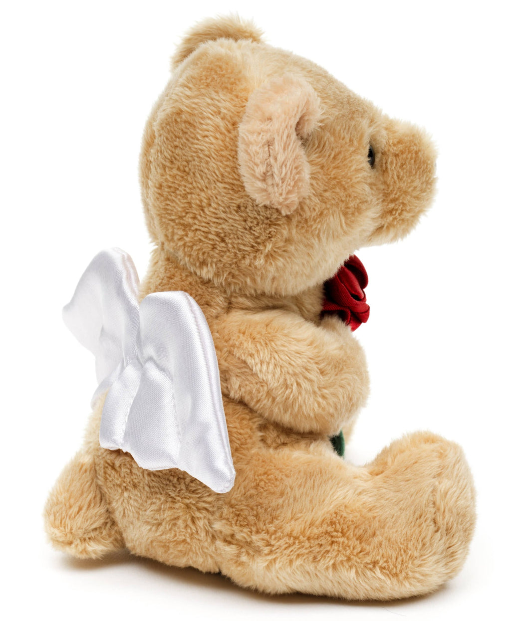 Peluche Nounours ange gardien avec rose rouge Uni Toys