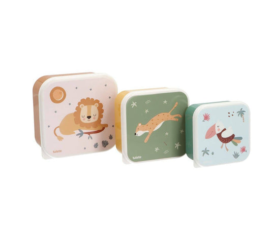 3 Boîtes à Goûter Savane