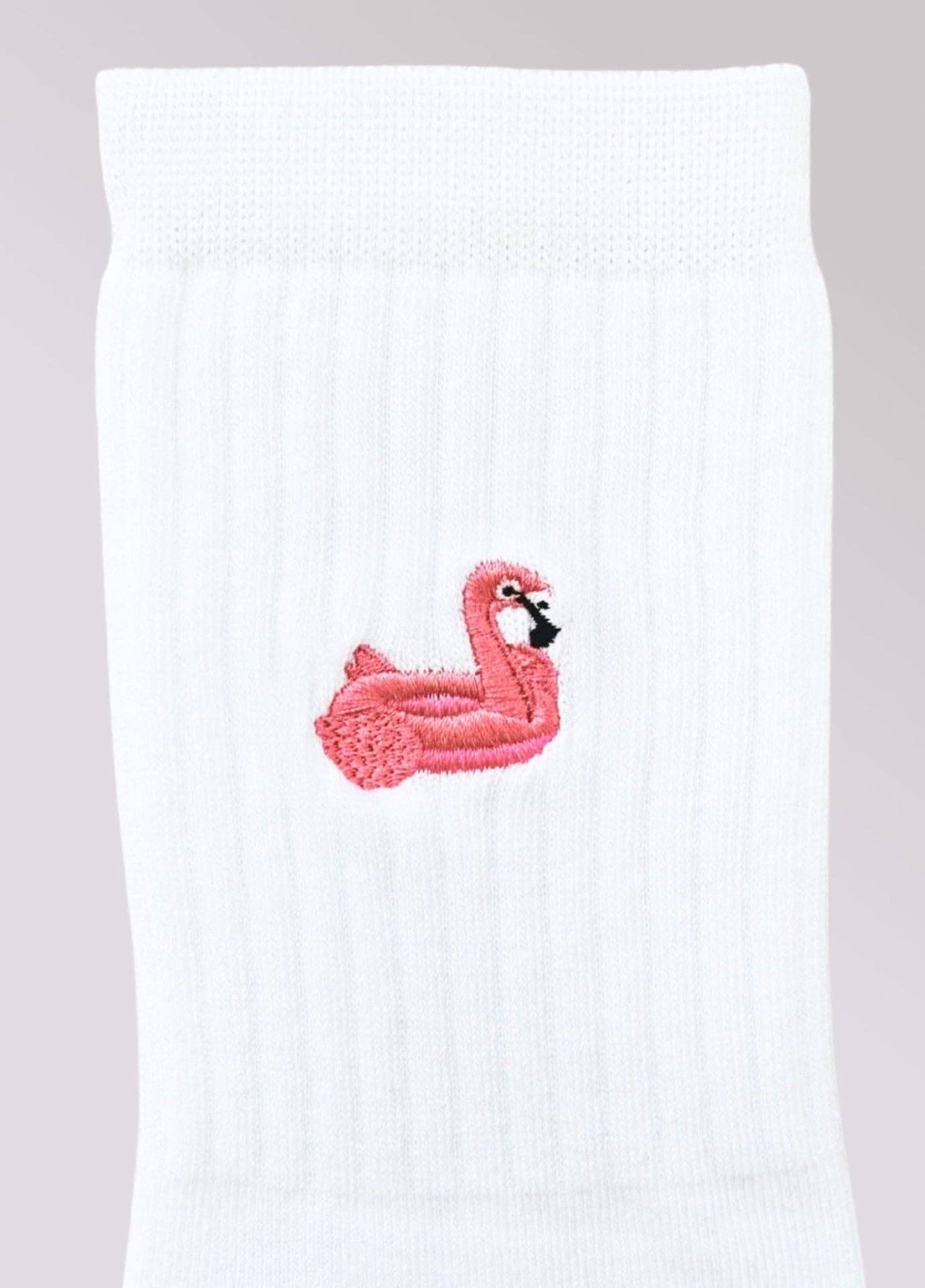 Pink Flamingo Schwimmsocken