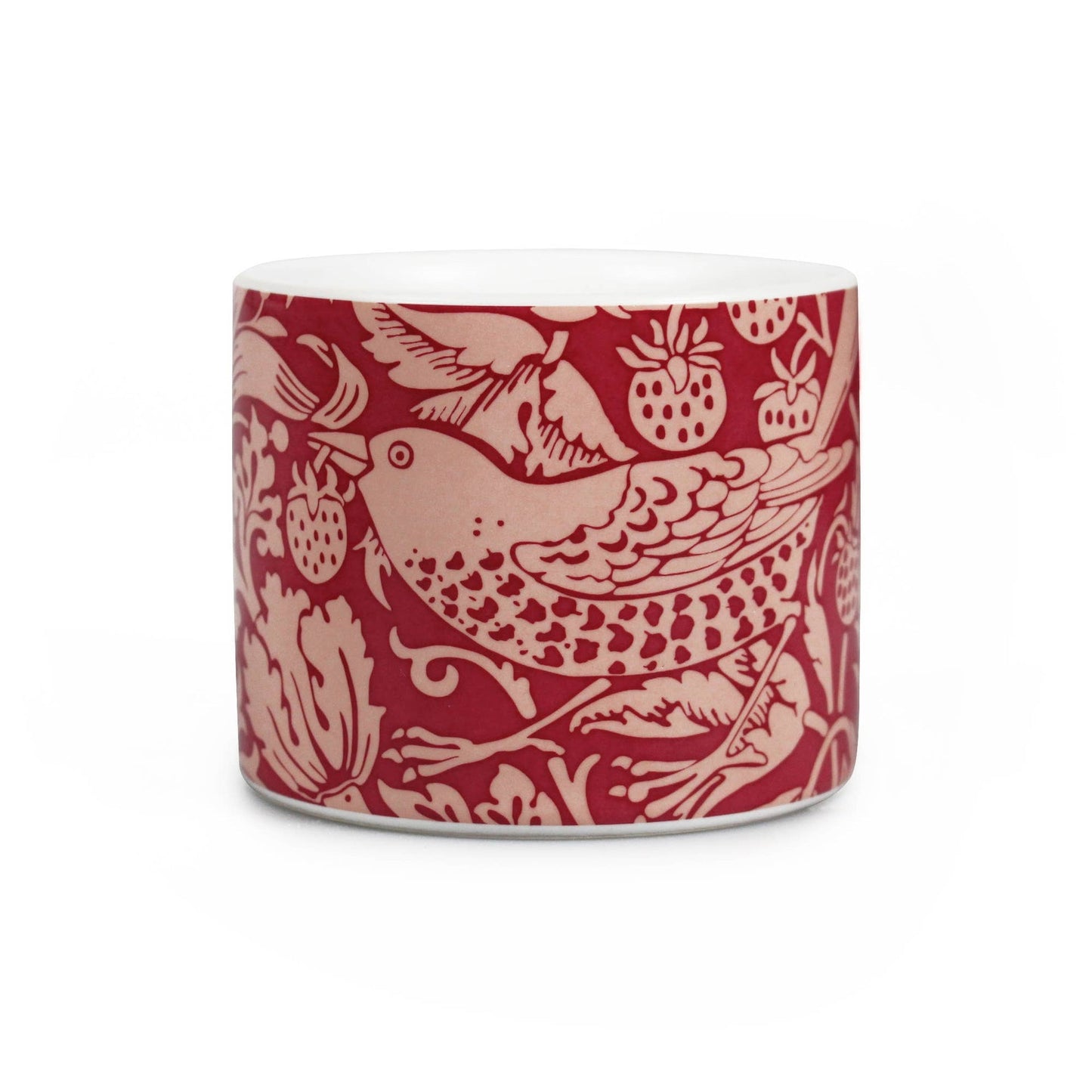 Pot céramique S William Morris - StrawberryThief Framboise
