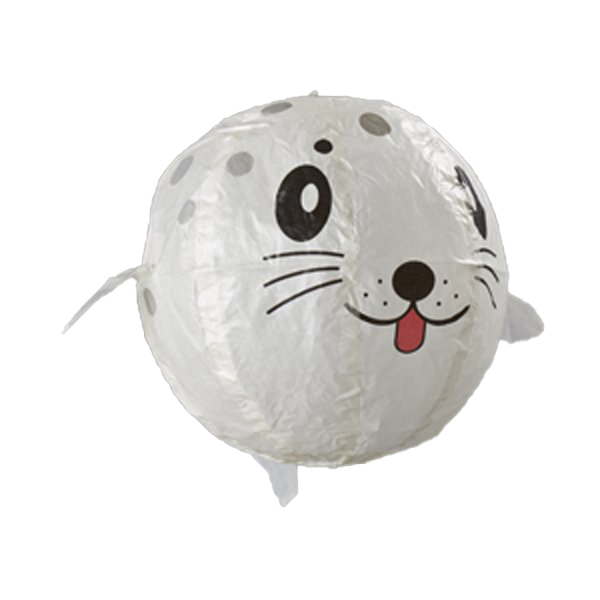 carte avec ballon japonais en papier phoque petra boase ltd 