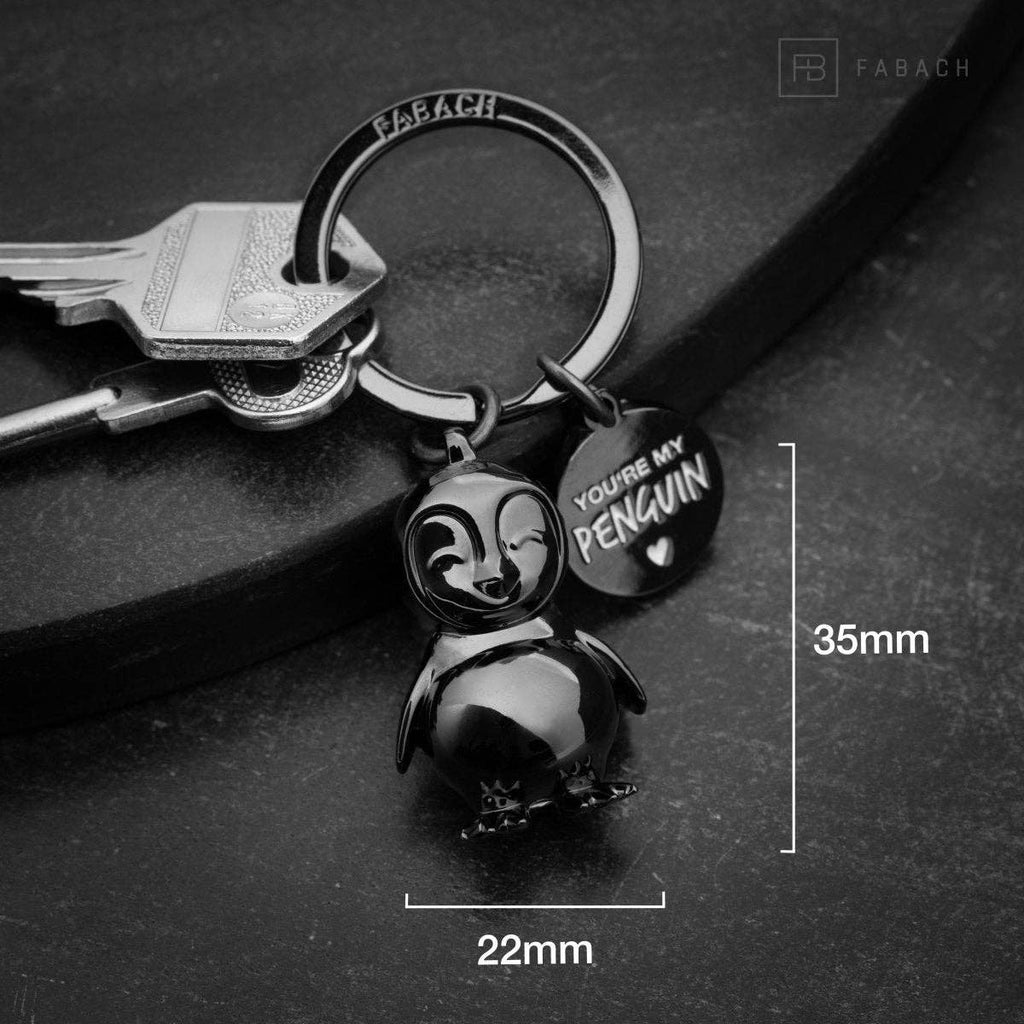 porte cles pingouin tu es mon pingouin fabach 