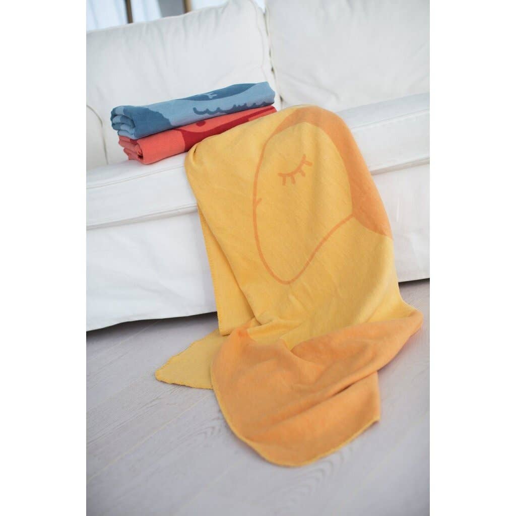 Couverture en peluche chameau