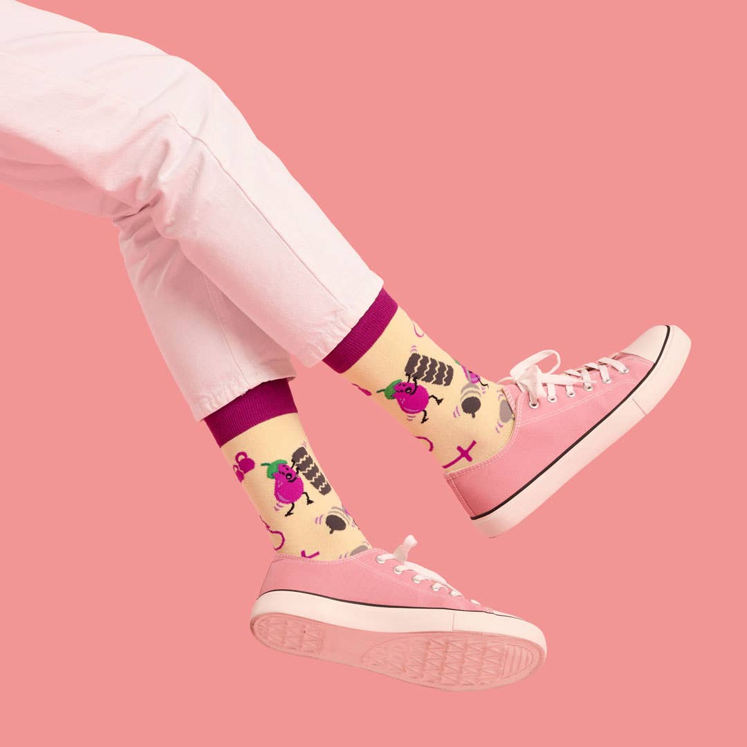 Chaussettes Aubergines Sportives