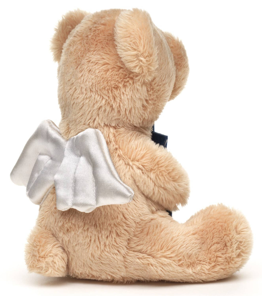 Ourson ange gardien avec ancre bleue - Peluche Uni Toys
