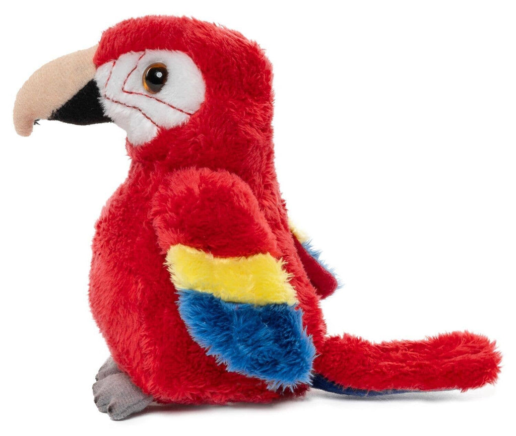 Peluche perroquet (rouge) Uni Toys
