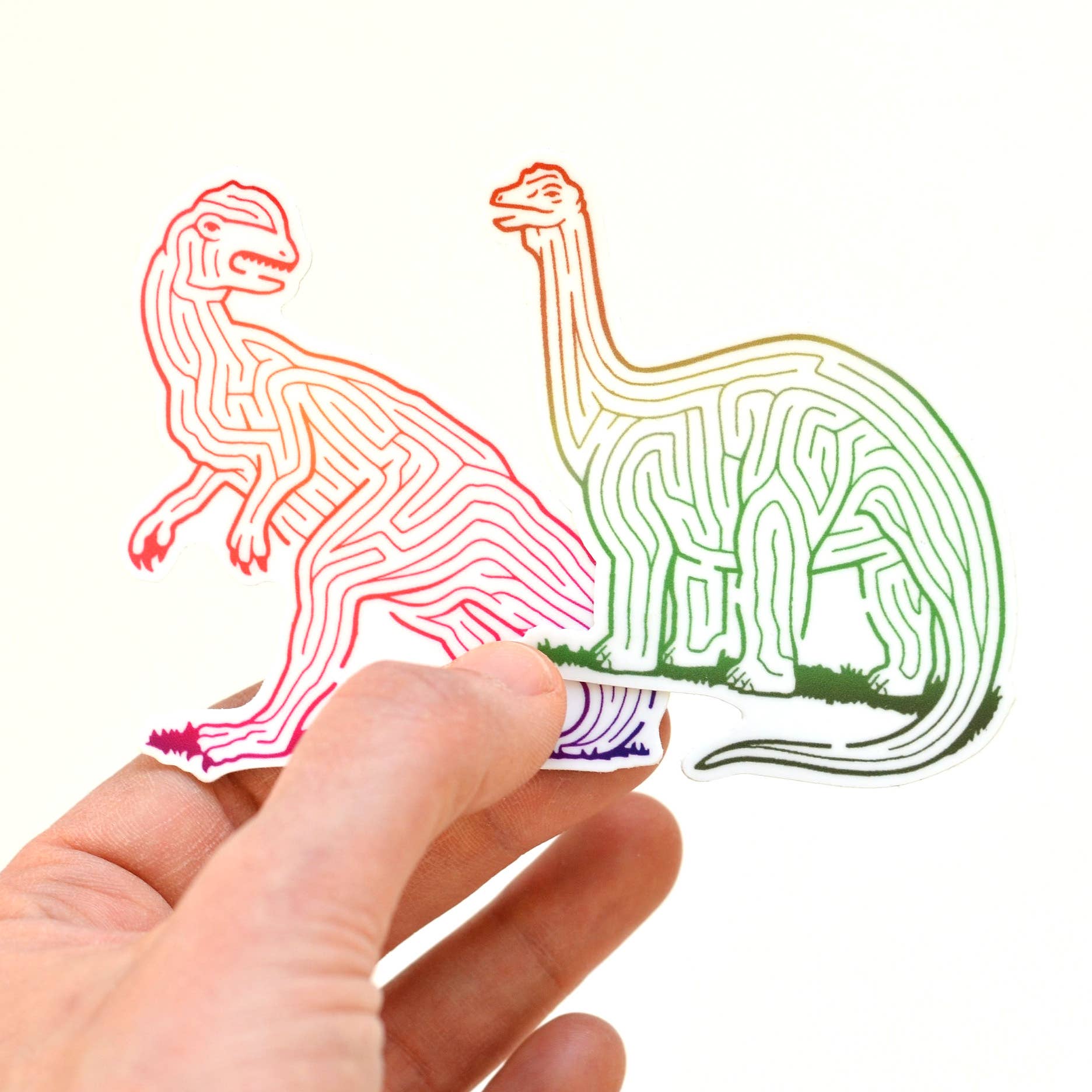 Dinosaur Maze Sticker