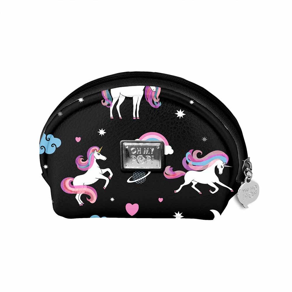 Porte-monnaie Ovale Oh My Pop! - Licorne