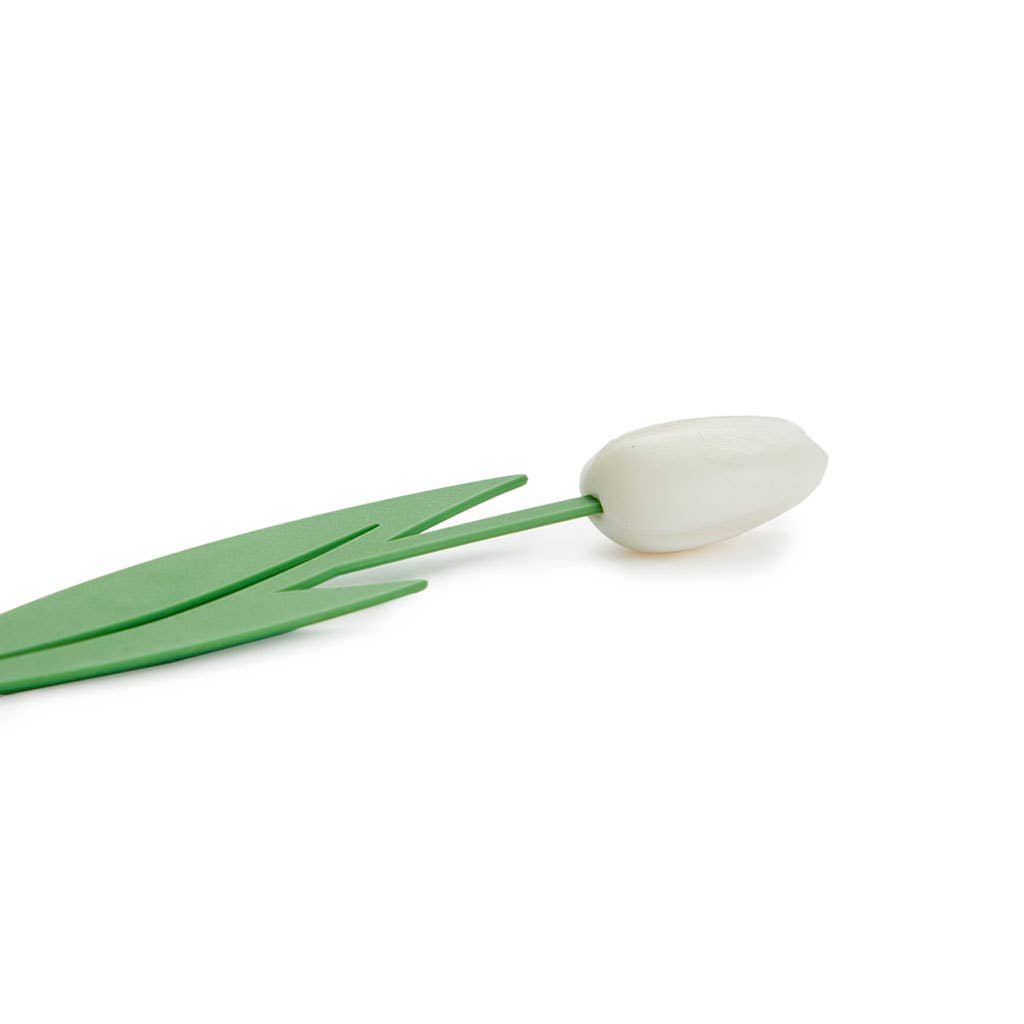 Marque-page Tulipe Blanche