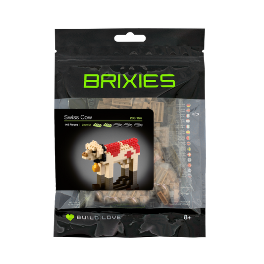 Brixies vache suisse en briques
