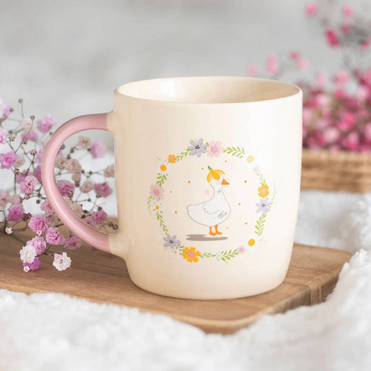 Mug Canard Floral
