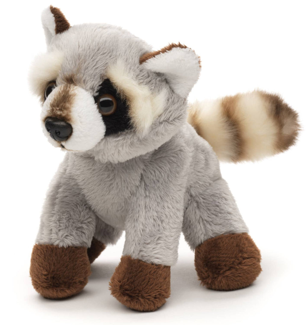 Peluche raton laveur (grise) - Jouet en peluche 15 cm (longueur) Uni Toys