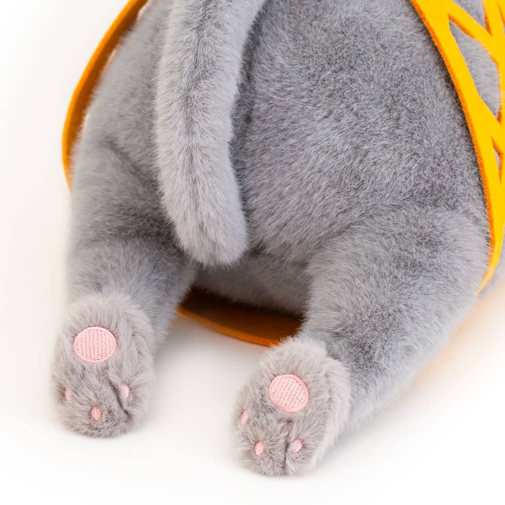 Milo & Millie Plush Toy, Milo the Grey Cat (56 cm) - 0+