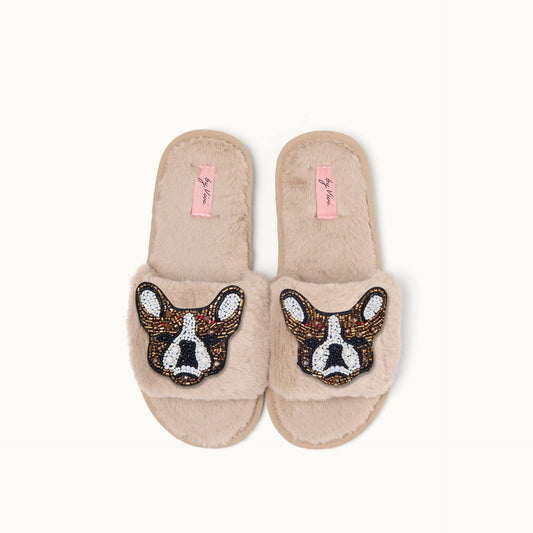 Paire de broches pour Chaussons - Bouledogue français